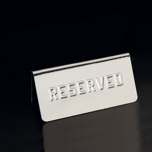 Plaque - RESERVED